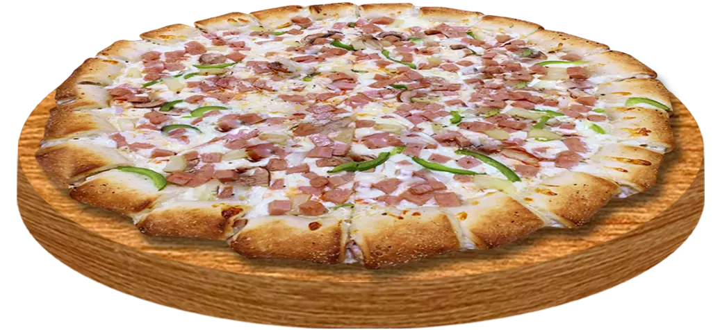 Delicious Spam Alert Pizza at Yeg Pizza On Wheels in Edmonton, AB